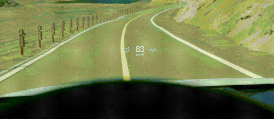 Head up display W-HUD BYD SHARK